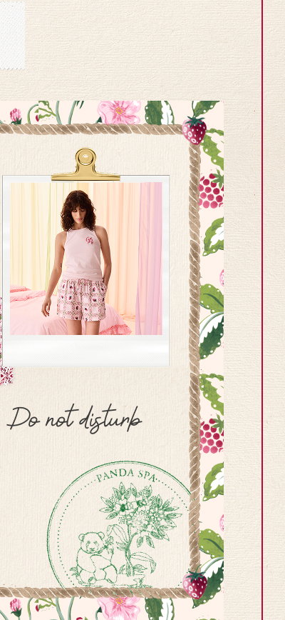 Cath Kidston Pink Raspberry Check Pyjama Set