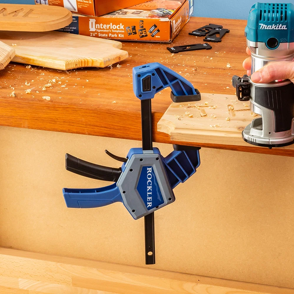 Rockler Heavy-Duty One-Handed Bar Clamps