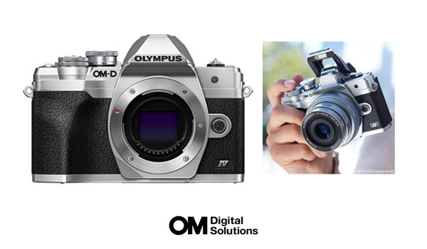  OM-D E-M10 Mark IV 20MP Digital Camera Body, Silver