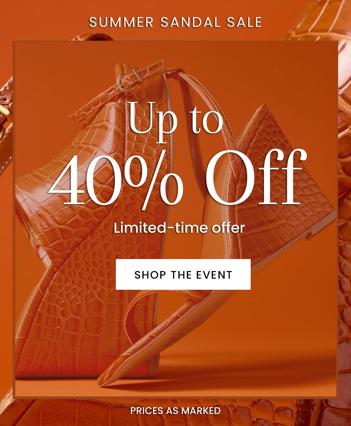 Up to 40% Off [Shop Event]