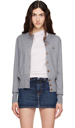 Gray Bea Cropped Cardigan