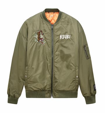 STAY UP 4EVA BOMBER JACKET KHAKI