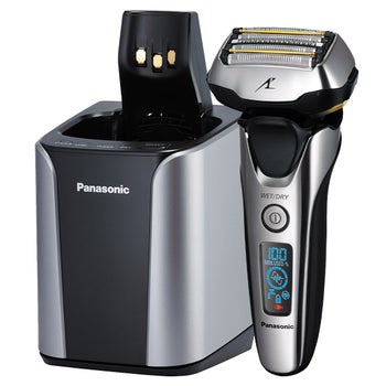 Panasonic ARC5 5-Blade Men's Electric Shaver with Titanium Rollers Including Clean and Charge Station