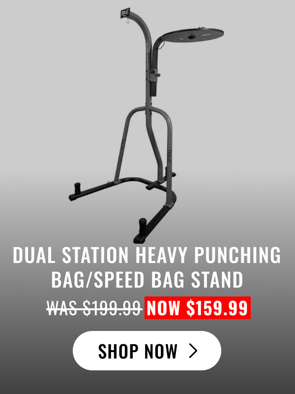 Dual Station Heavy Punching Bag/Speed Bag Stand | Shop Now