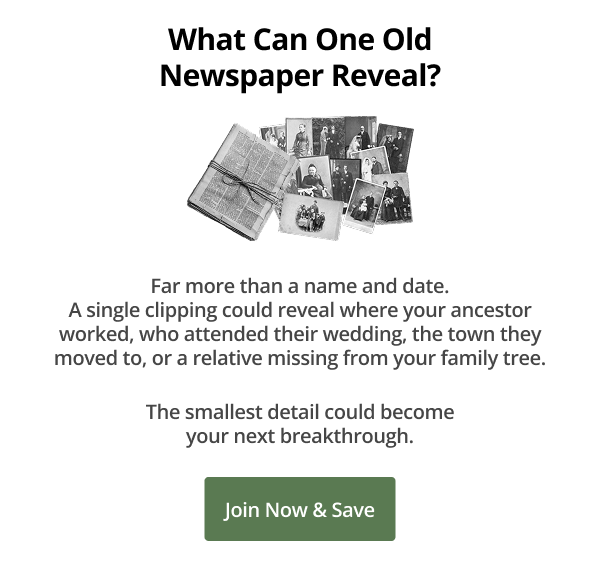 What Can One Old Newspaper Reveal?