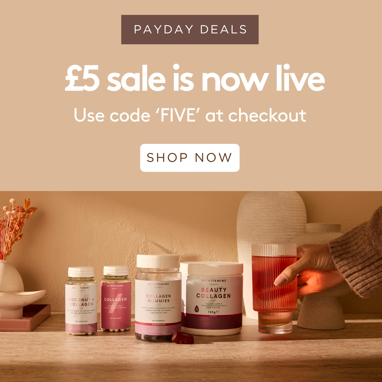 £5 sale is now live