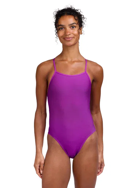 JOLYN Women's Brandon 2 Solid One Piece Swimsuit - Black / 22 