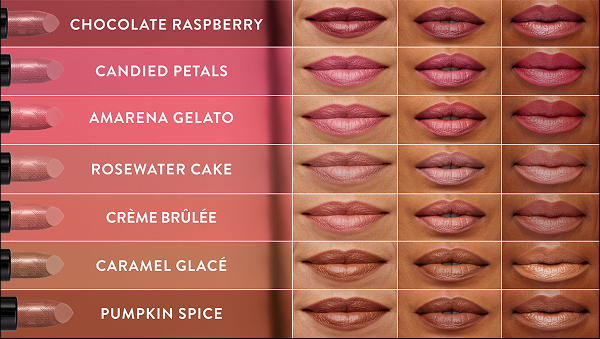 Chocolate Raspberry | Candied Petals | Amarena Gelato | Rosewater Cake | Crème Brûlée | Caramel Glacé | Pumpkin Spice