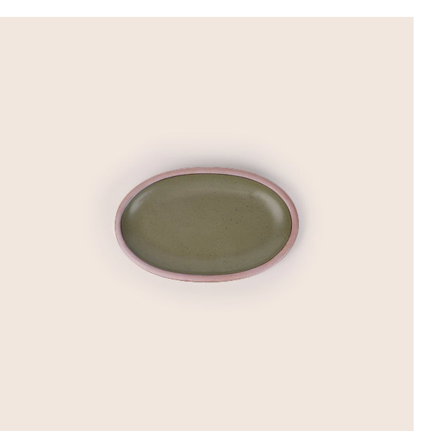 Small Oval Platter in Longleaf