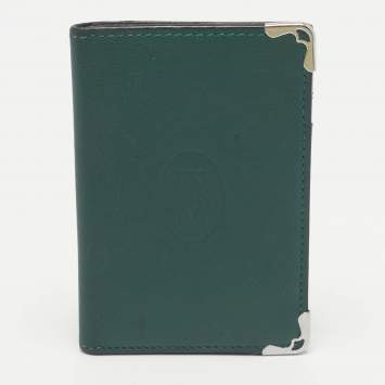Must de  Green Leather Card Ho
