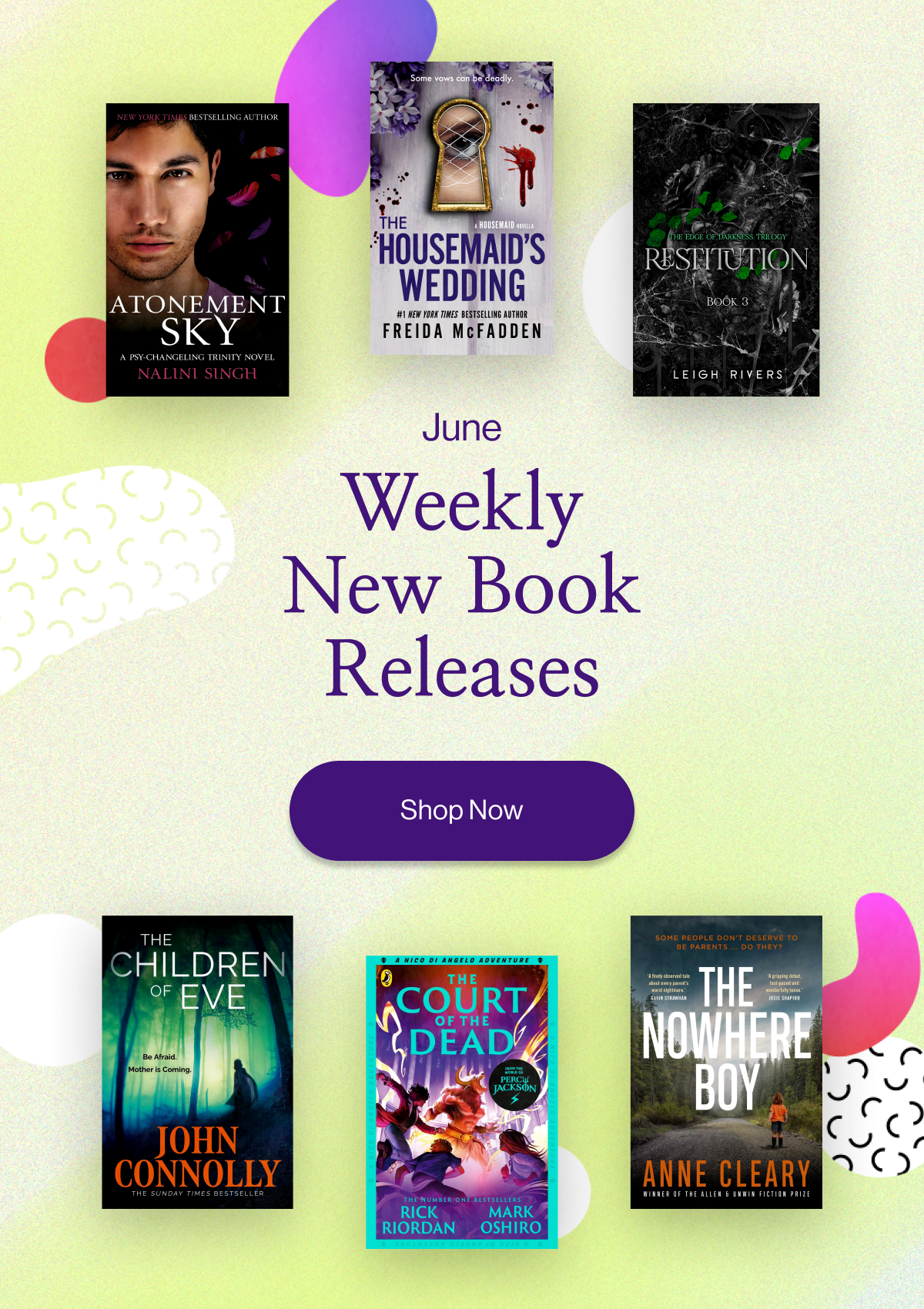Fresh New Books Out This Week