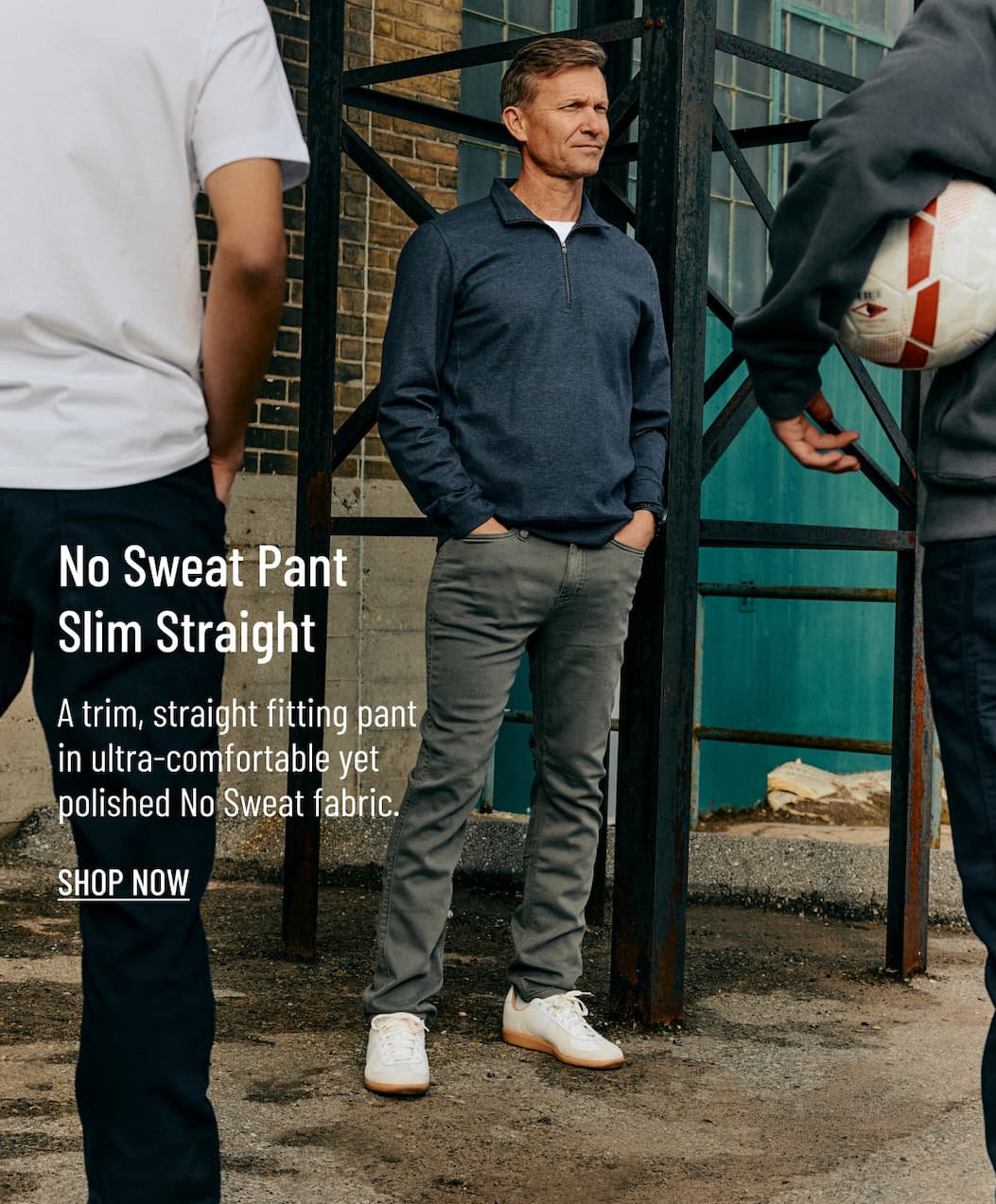 No Sweat Pant Slim Straight