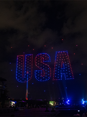 The Wild Skies Drone & Fireworks Spectacular Show at Busch Gardens