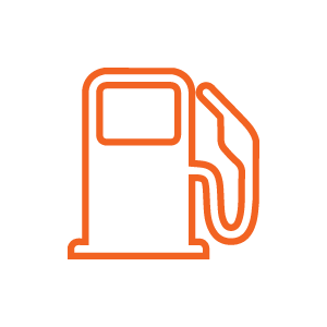 An icon of a gas pump.