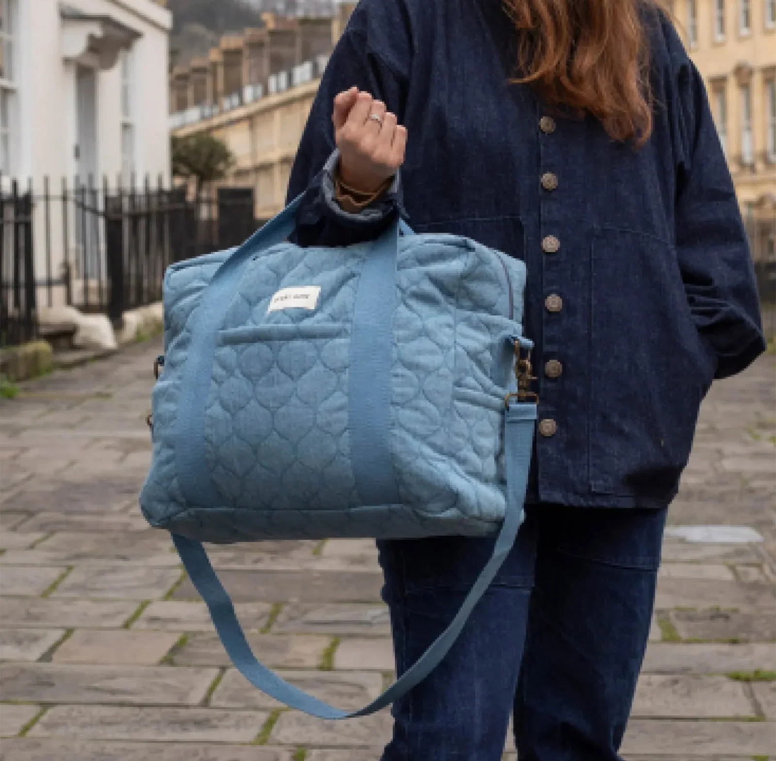 Image of CBADEN - Denim Baby Changing Bag