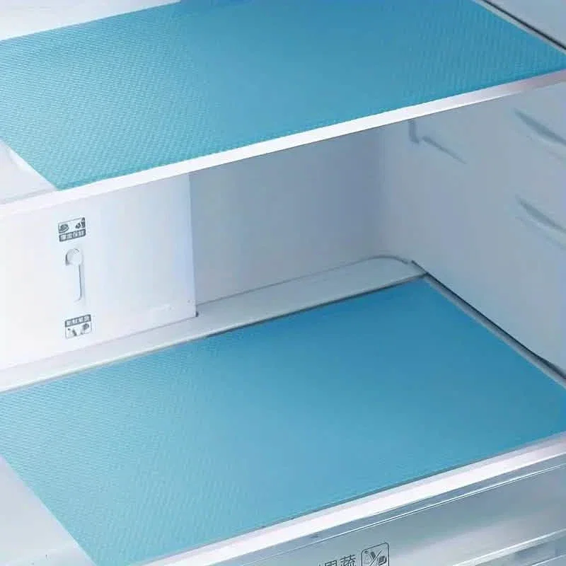 Image of 4-Piece Set: High-Quality Refrigerator Liners - Customizable Cabinet Mats