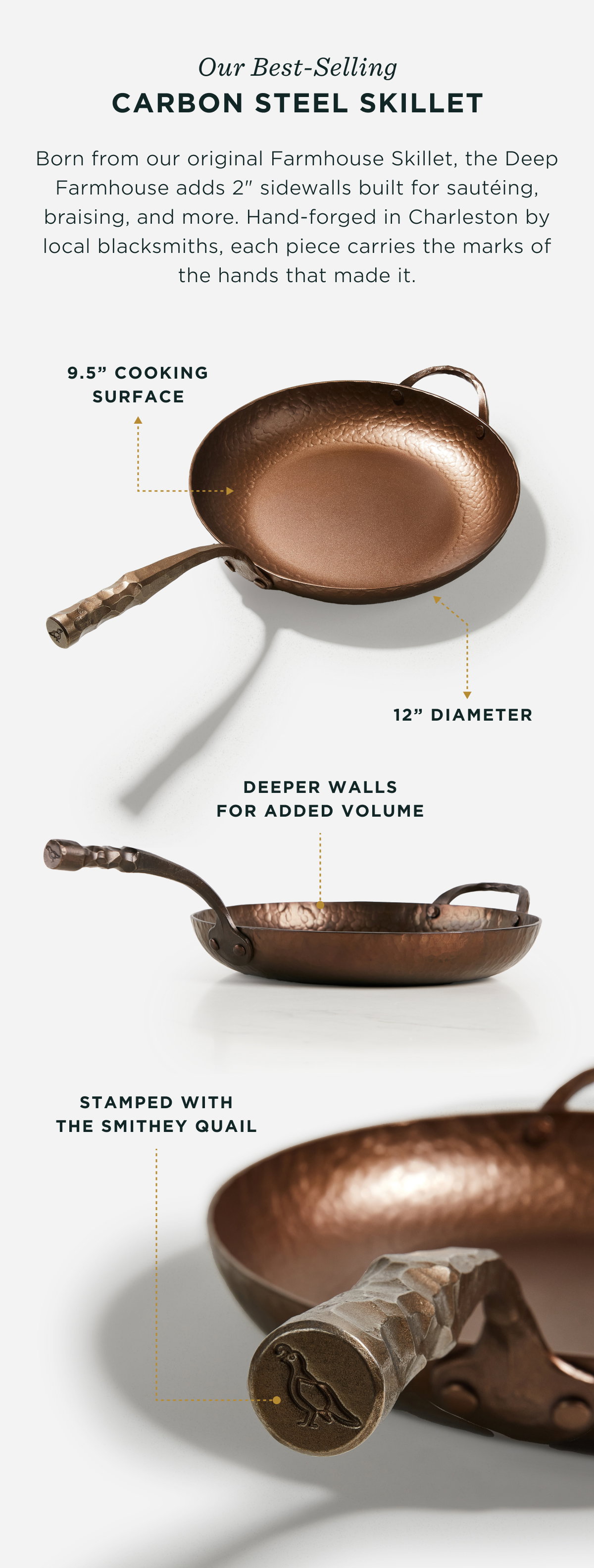 Our Best-Selling Carbon Steel Skillet
