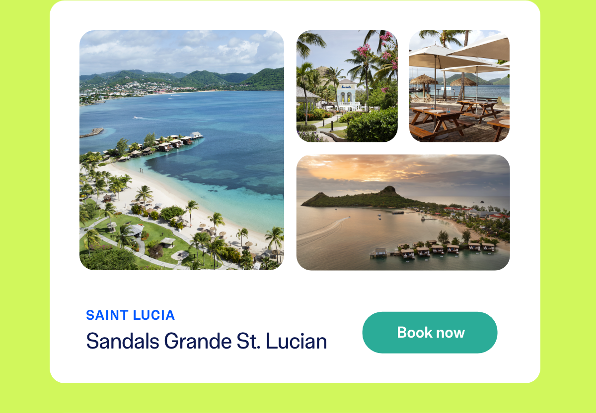 Sandals Grande St. Lucia | Book now