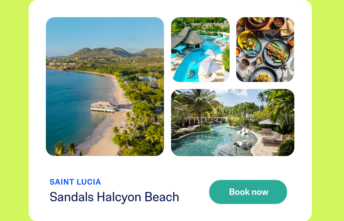 Sandals Halcyon Beach | Book now