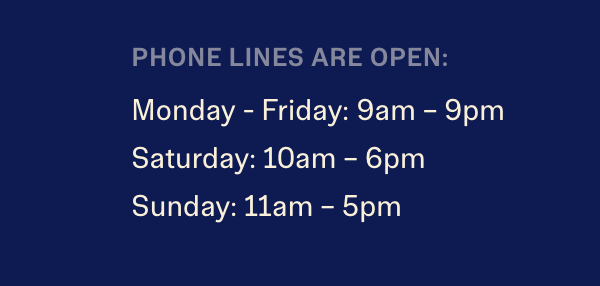 Phone Lines are Open