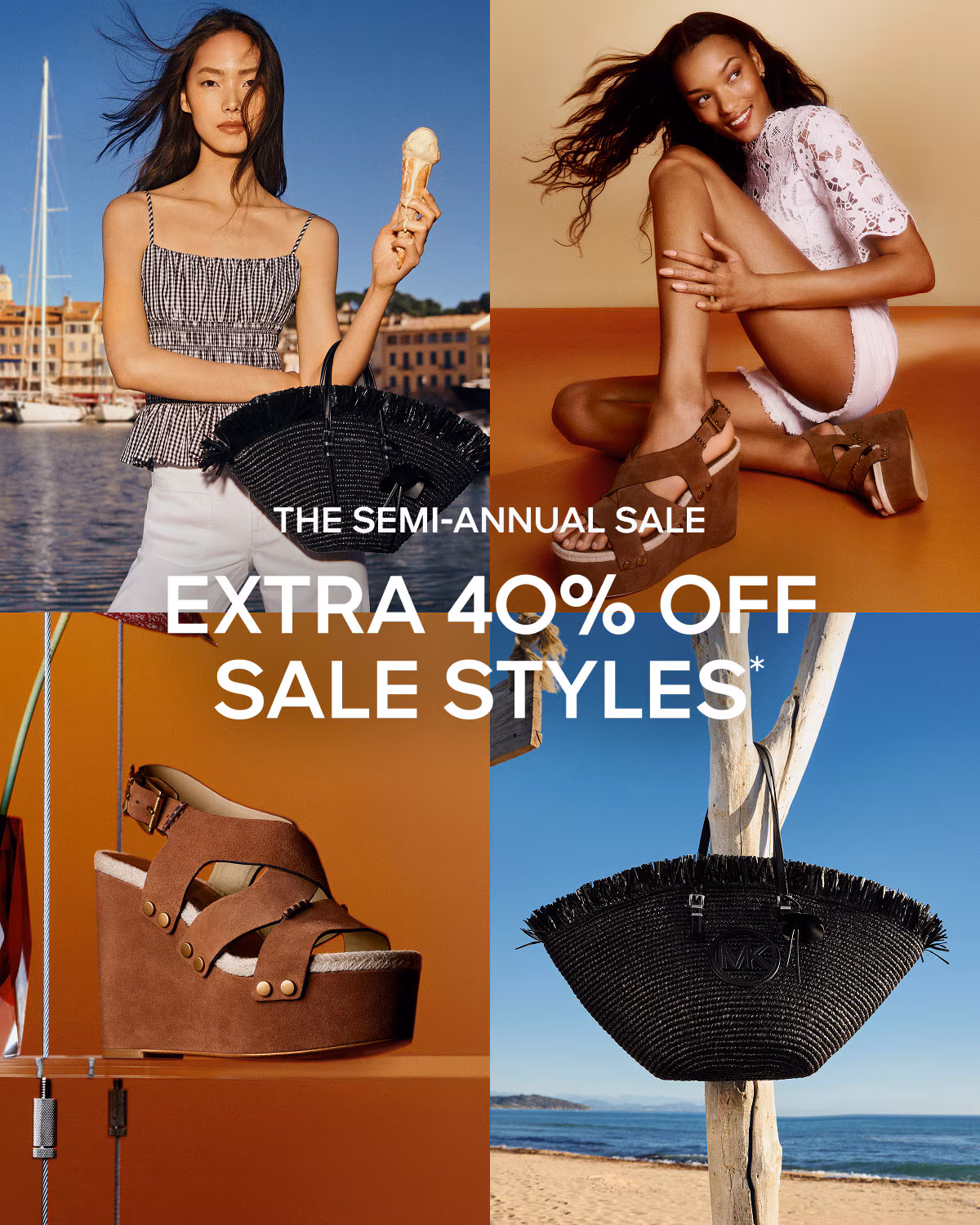 THE SEMI-ANNUAL SALE TAKE AN EXTRA 40% OFF SALE STYLES*