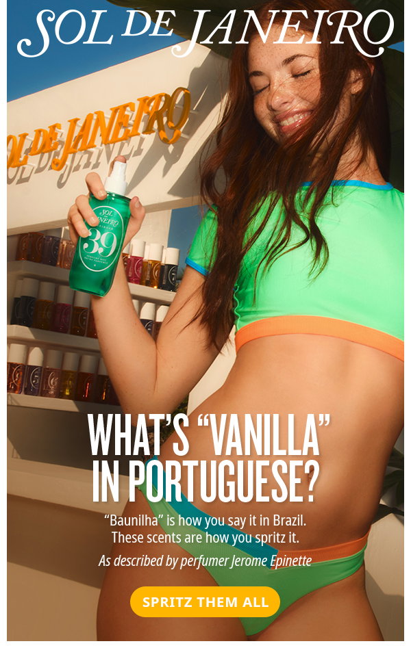 What's "Vanilla" In Portuguese? - SPRITZ THEM ALL