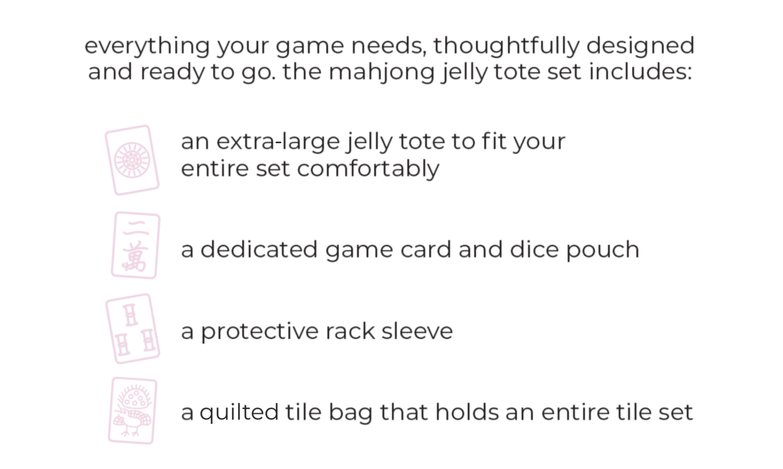 Everything you Mahjong game needs, thoughtfully designed and ready to go.