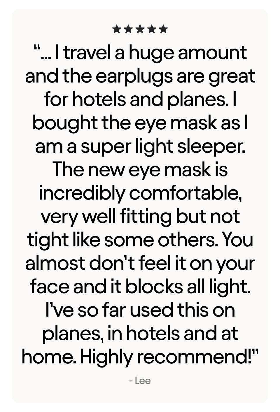 Customer review
