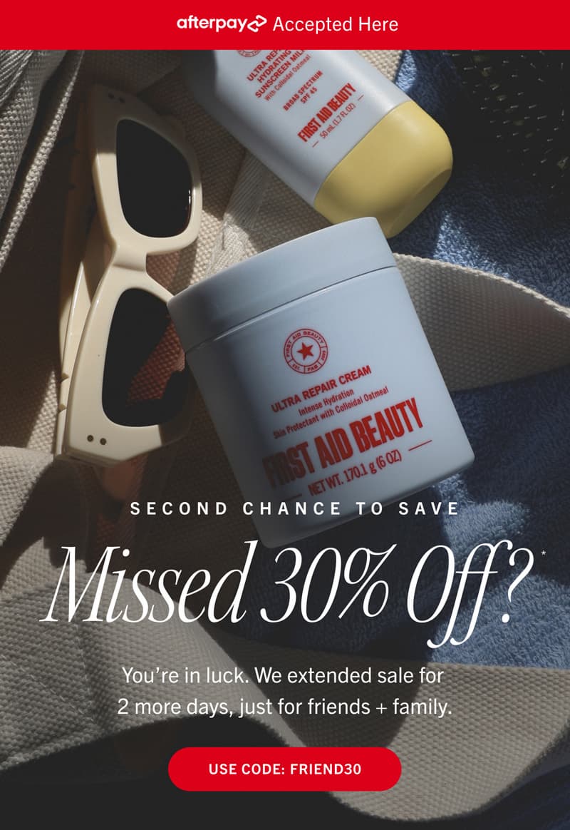 30% Off Friends and Family