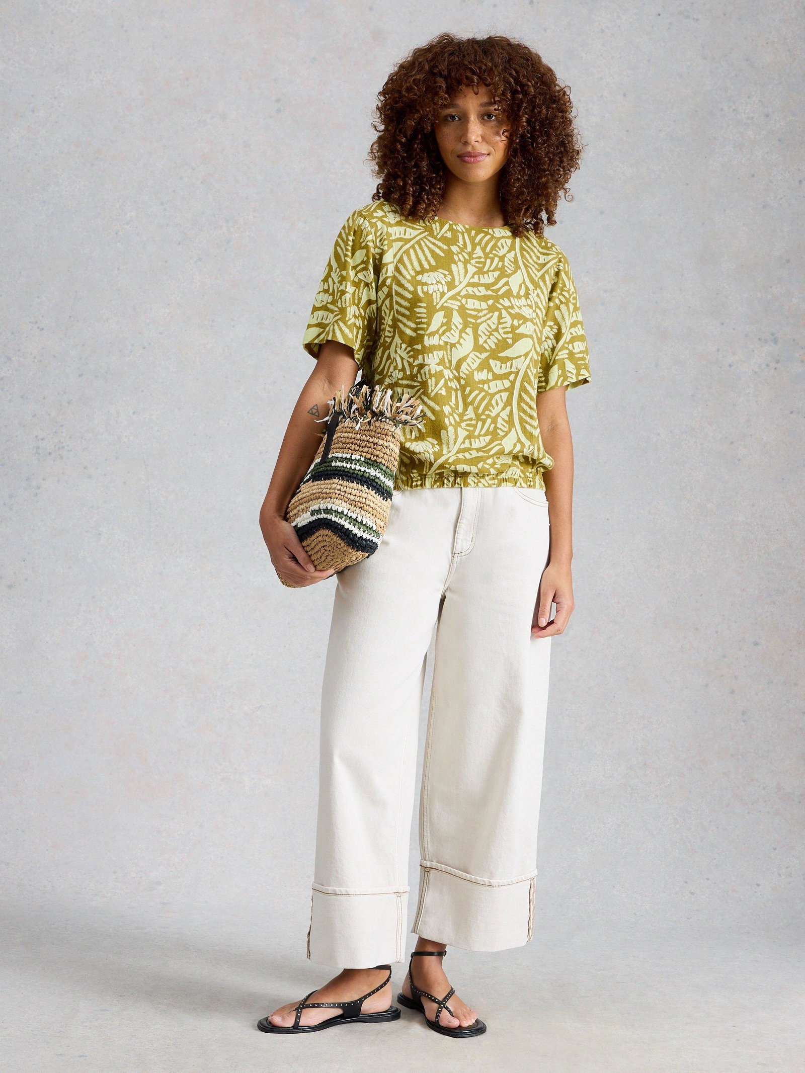 Shop Bree Linen Blend Top