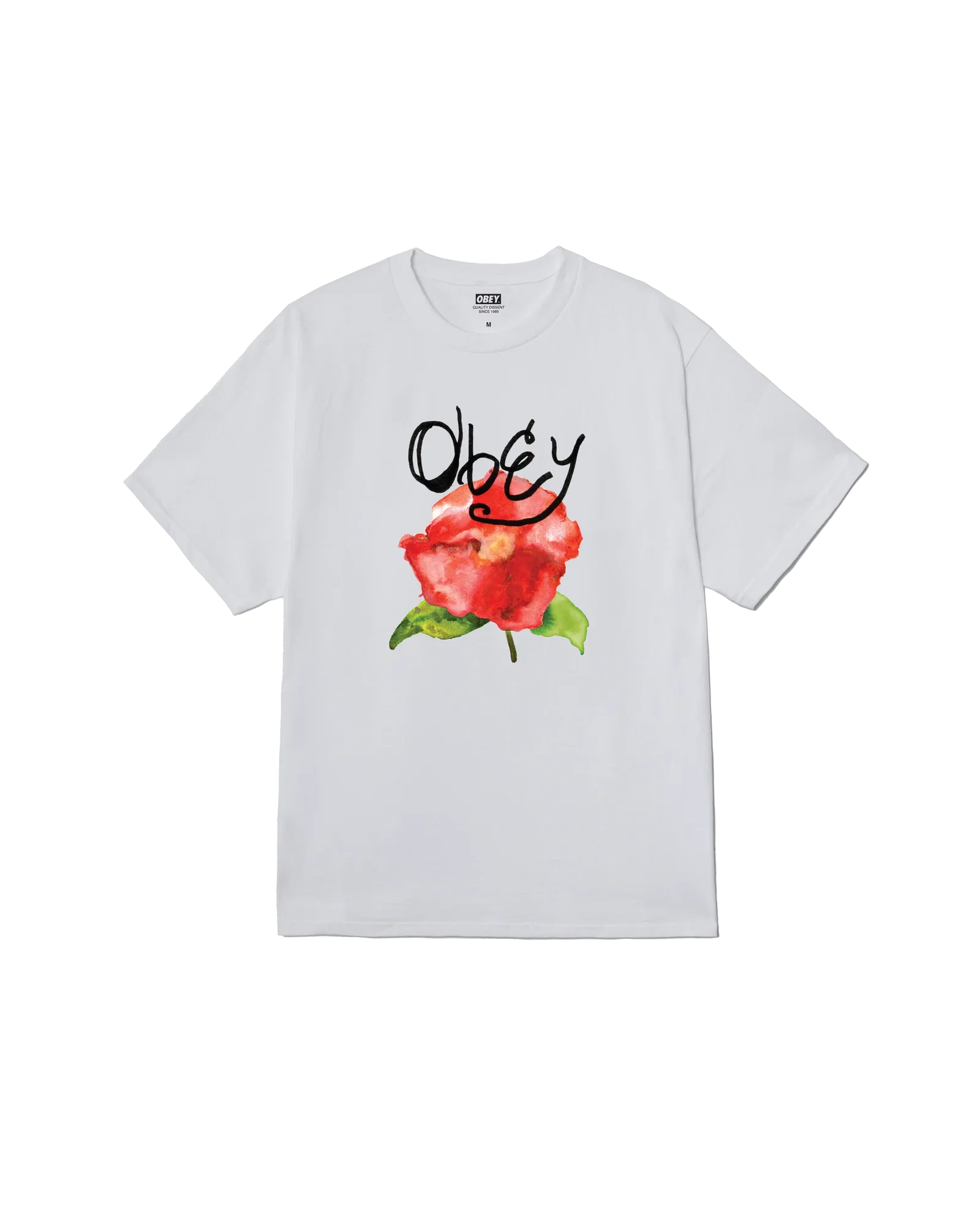 Image of WATERCOLOR POPPY CLASSIC T-SHIRT