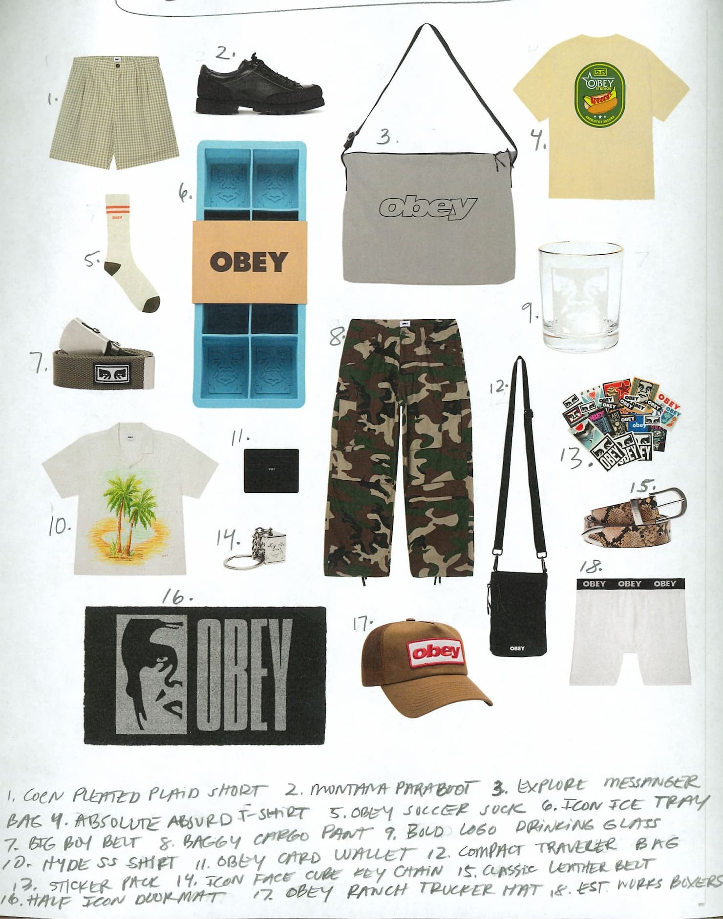 OBEY SUMMER ESSENTIALS