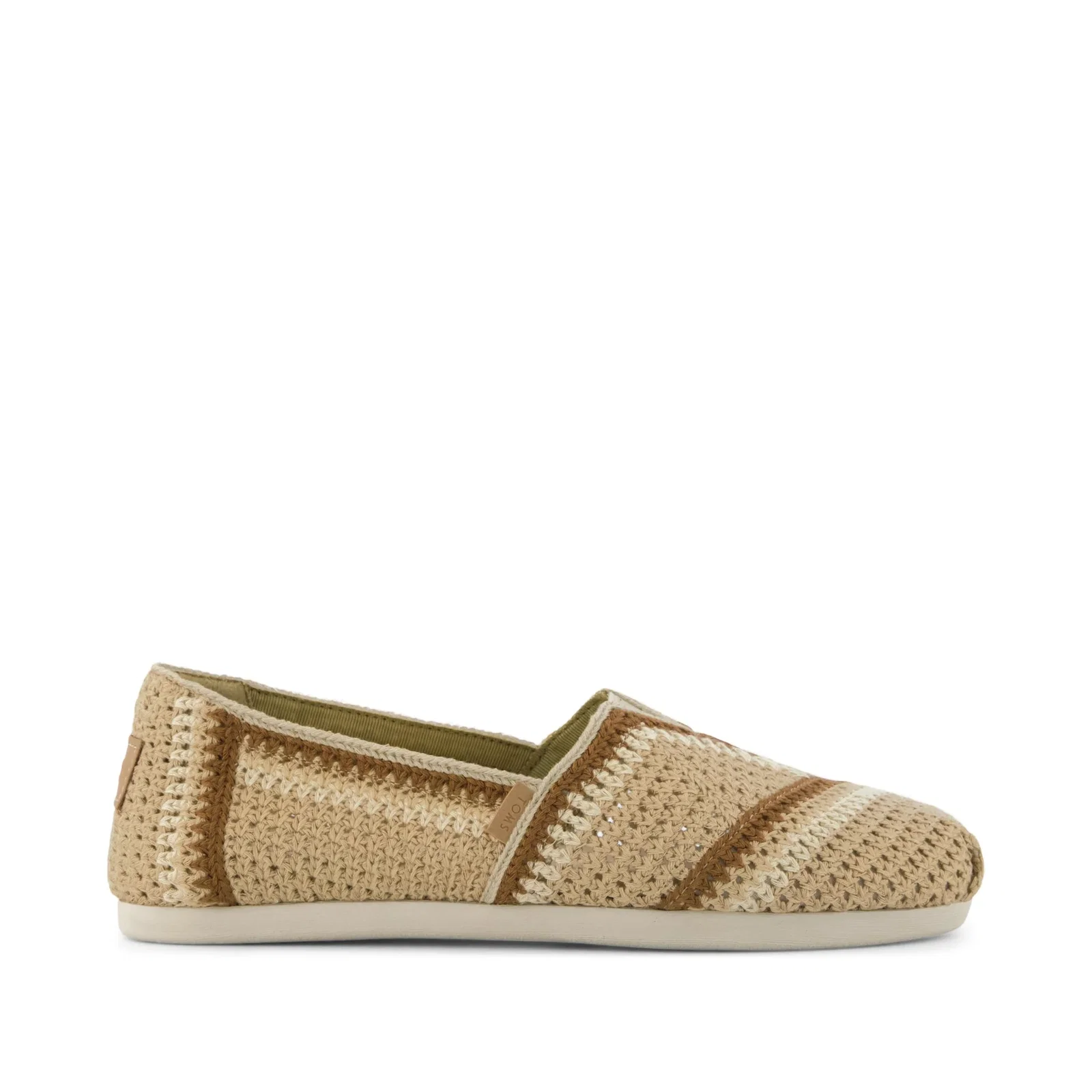 Womens Alpargata Classic Almond Crochet - 5 