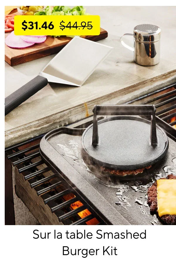 Sur La Table Smashed Burger Kit