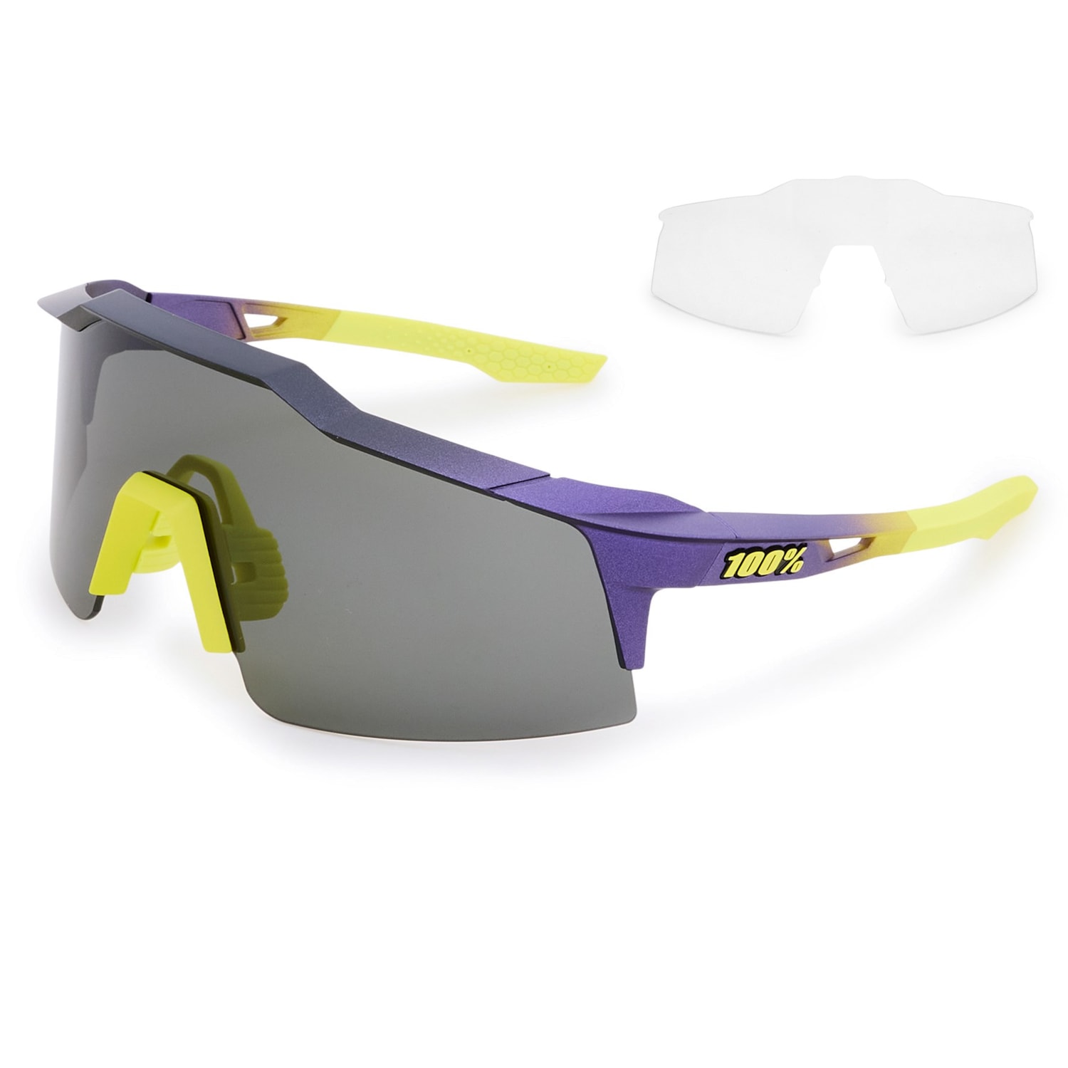 100percent Speedcraft SL Sunglasses for Men | Smoke | Lightweight Fabric