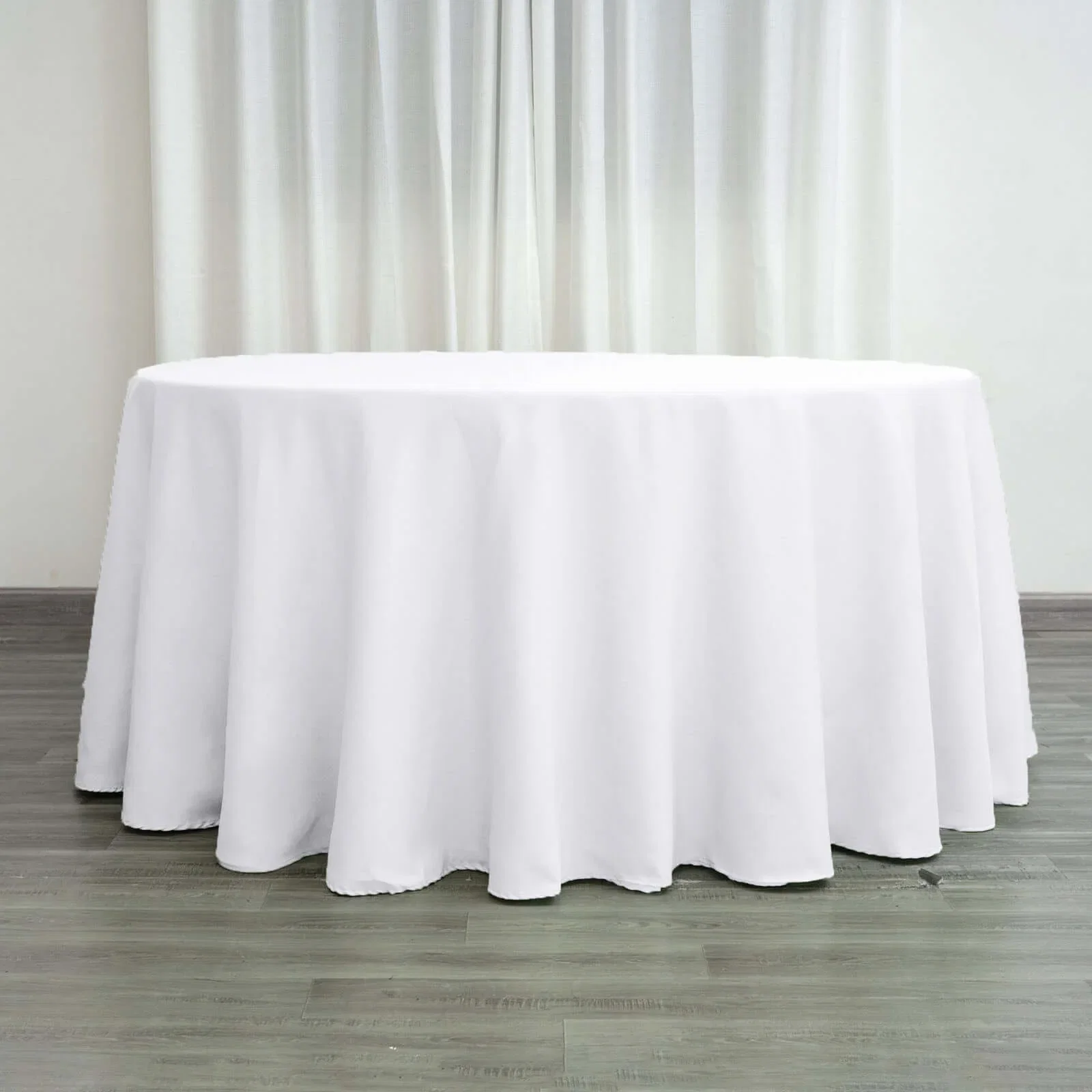 Image of Polyester Round Tablecloth 120