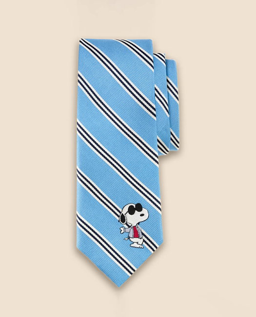 Image of Brooks Brothers x PEANUTS Silk Mini - Suit Tie