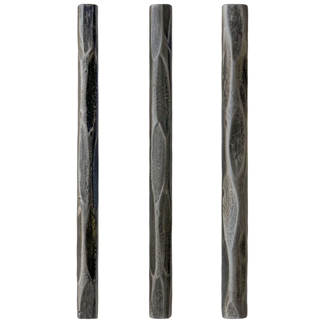 Evelynn Glass Cross Legs End Table