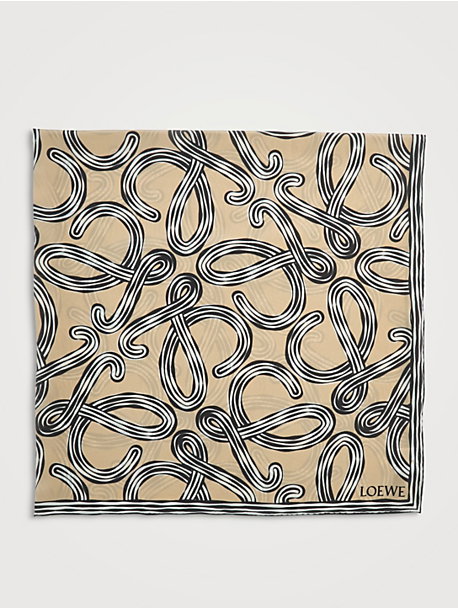Loewe x Paula's Ibiza Printed Silk Scarf