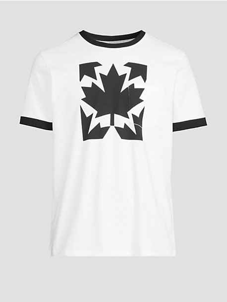 Maple Leaf Cotton T-Shirt