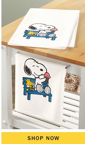 Shop Now. Peanuts Snoopy and Woodstock Summer Fun Flour Sack Towel, Set of 2