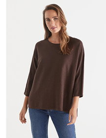 Metallic Crew Neck Jumper