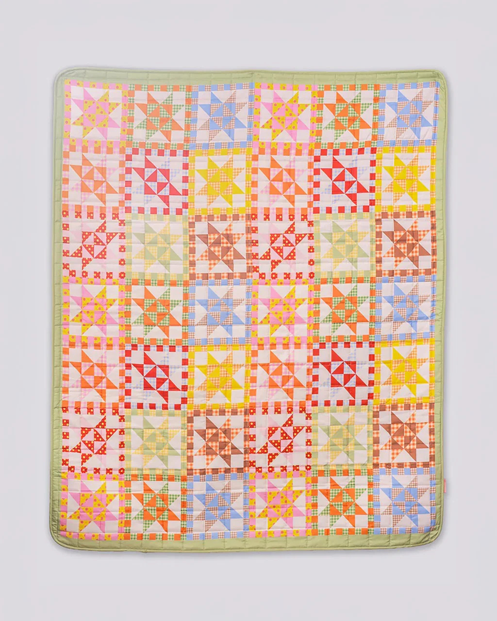 Image of Quilted Blanket - Patchwork
