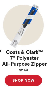 Coats & Clark™M 7 Polyester All-Purpose Zipper $2.40