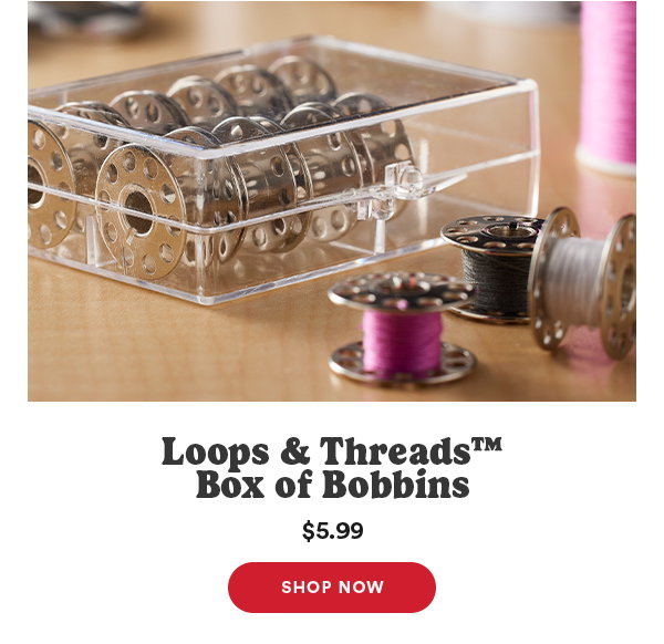 Loops & Threads™ Box of Bobbins $5.99: