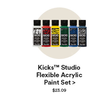 Kicks™ Studio Flexible Acrylic Paint Set > $23.09