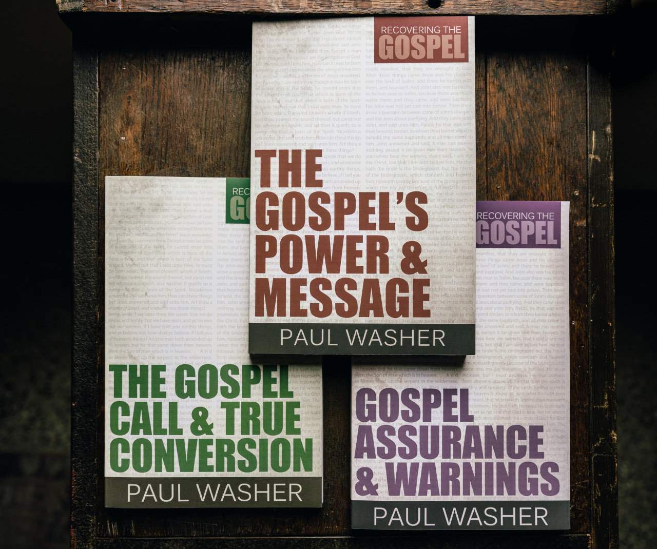 Image of 3 Pack: The Gospel's Powers and Message, The Gospel Call and True Conversion, & Gospel Assurance and Warnings  (Washer)