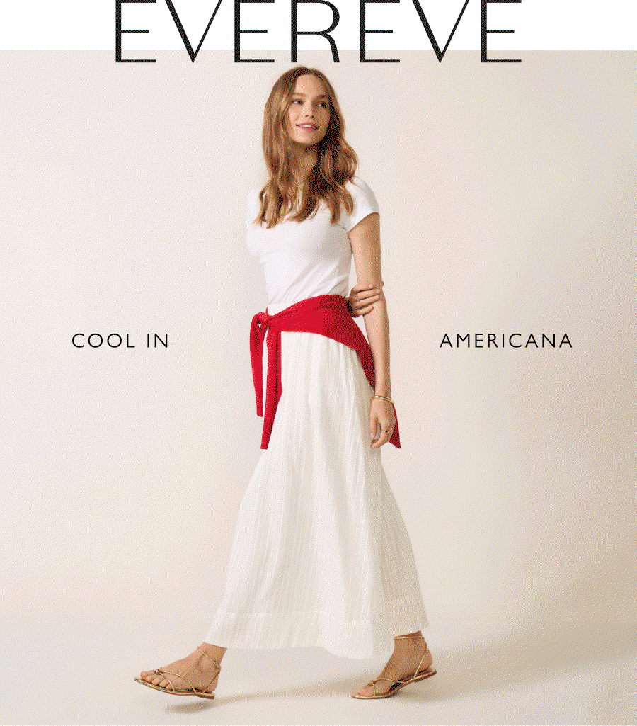 EVEREVE. Rotating images of new Americana looks.