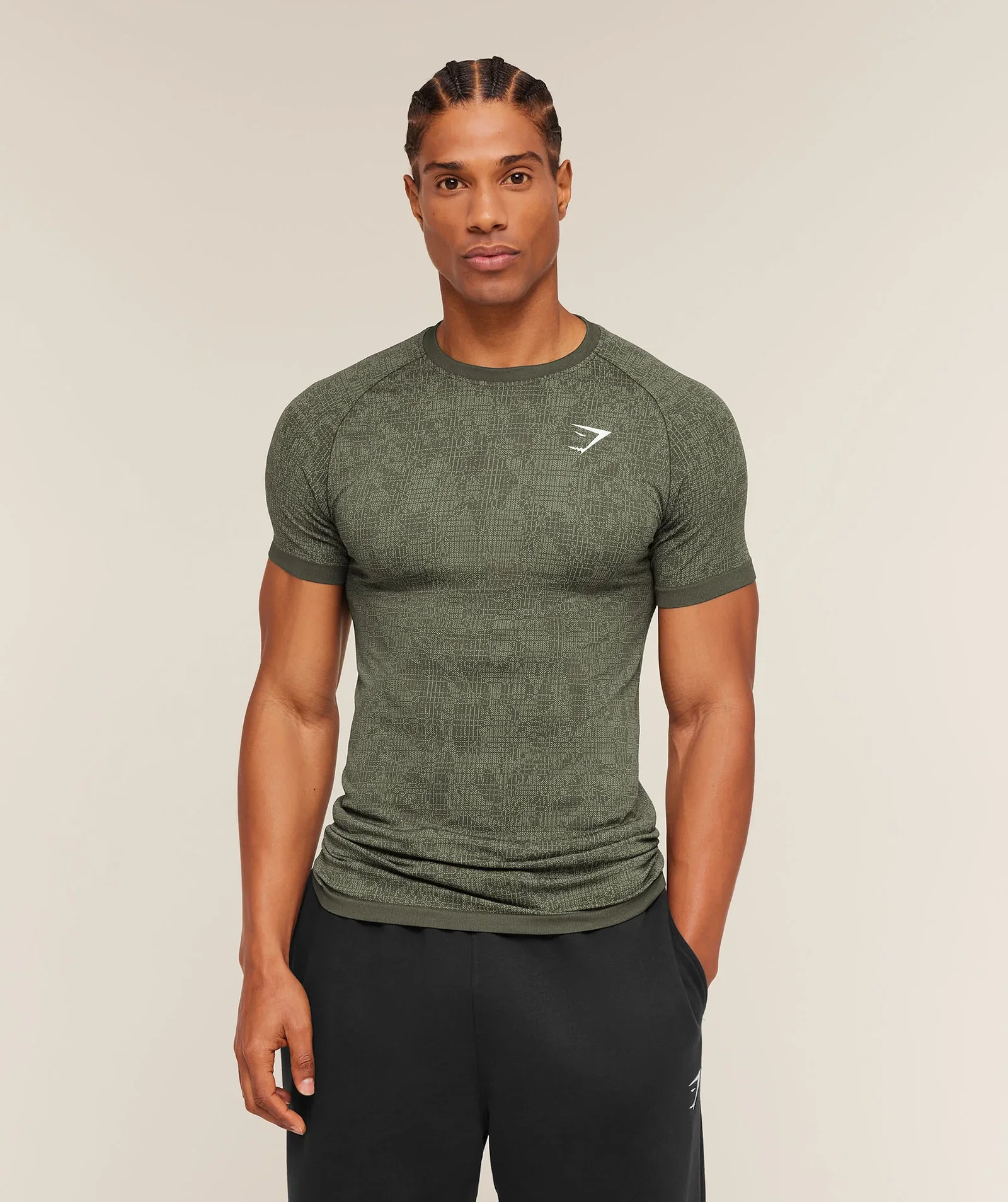 Geo Seamless Grid T-Shirt