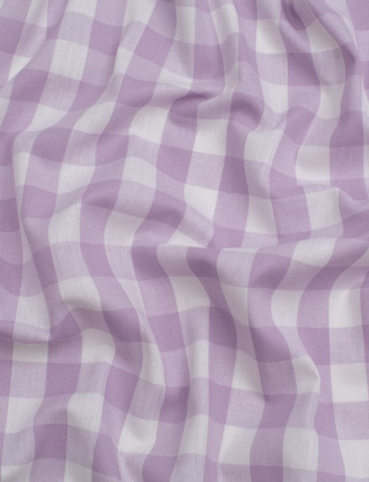 Minerva Core Range 3/4 inch 100% Cotton Gingham Fabric Mauve